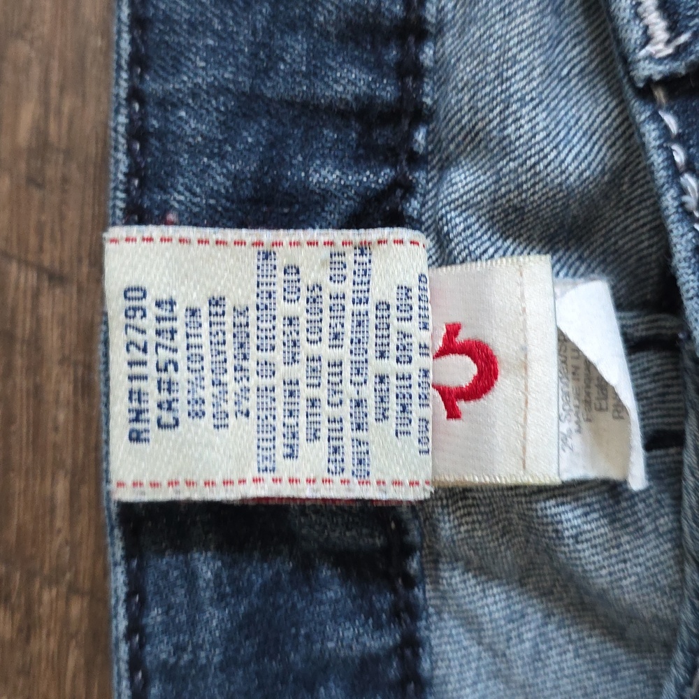 True Religion Straight Boot Cut Blue Jeans - Picture 9 of 11